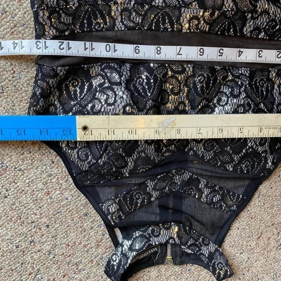 Emerald Sundae Black Silver Formal Prom Evening Fit Flare Mini Dress Size 1 XS - Picture 2 of 8